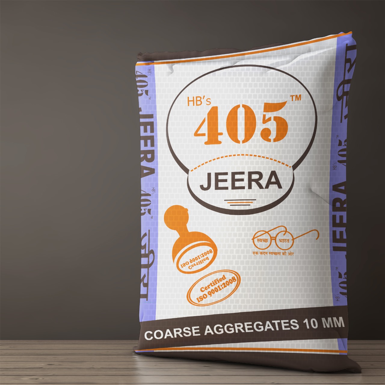 Rendered Image of Coarse Aggregate 10 mm commonly known as jeera rodi